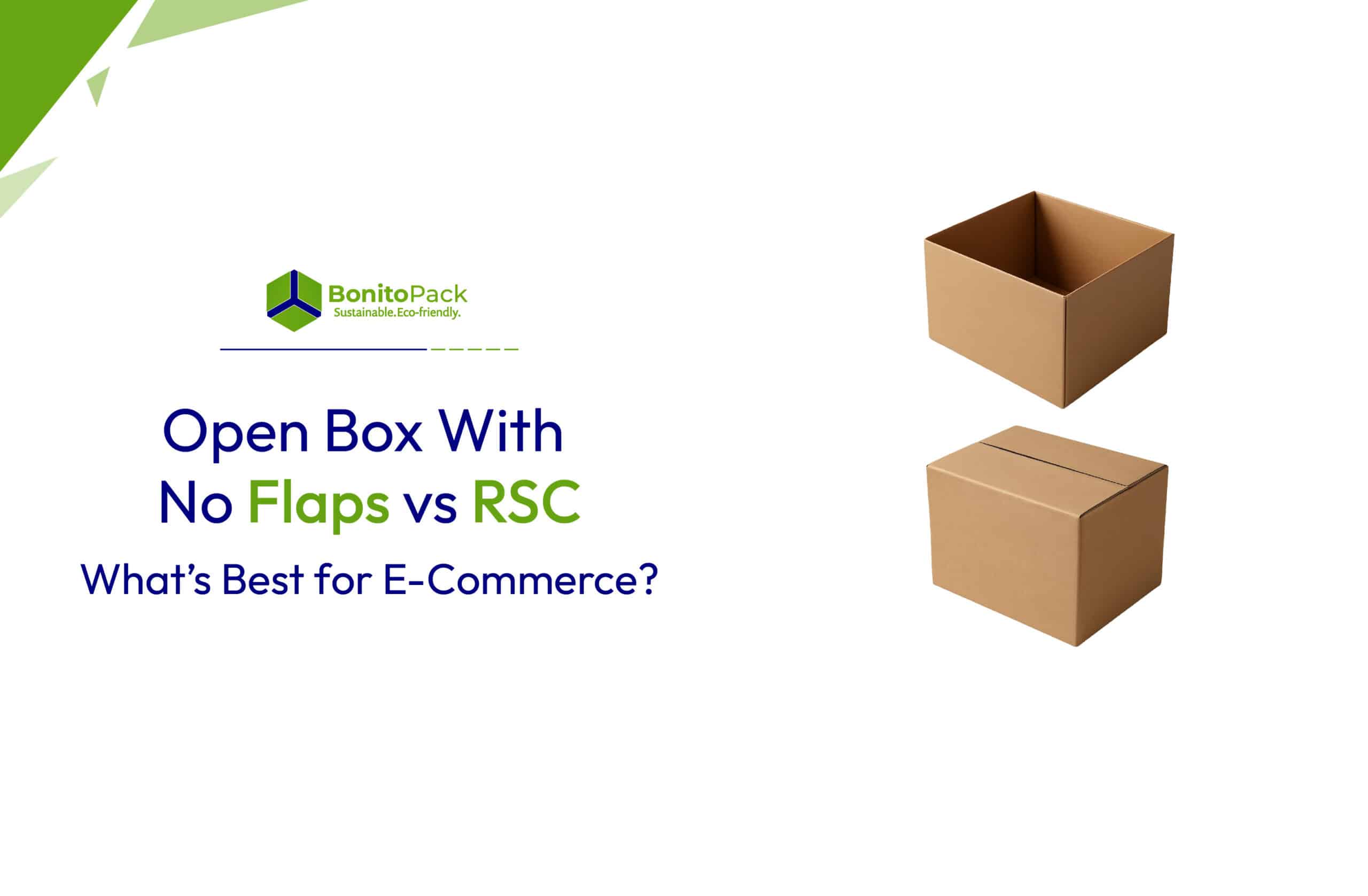 Open Box With No Flaps vs RSC- Bonitopack