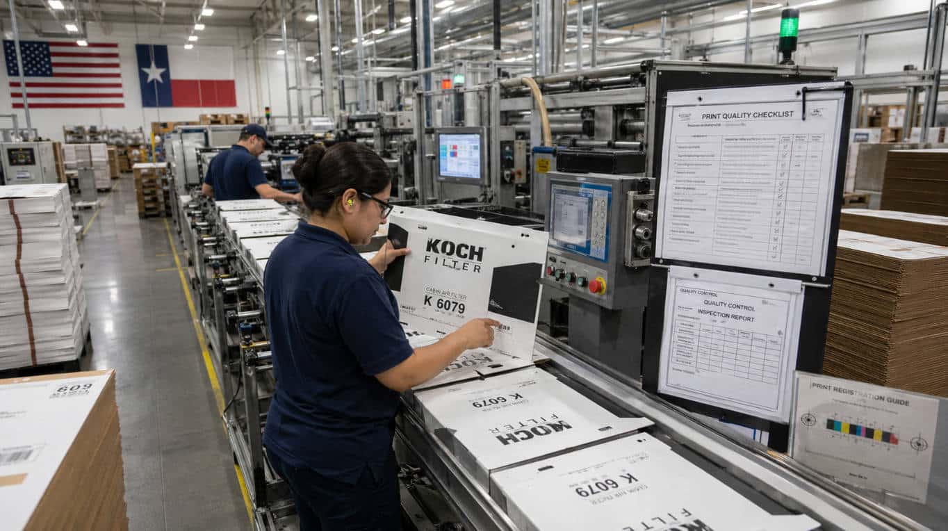 Custom Box Factory Quality Control