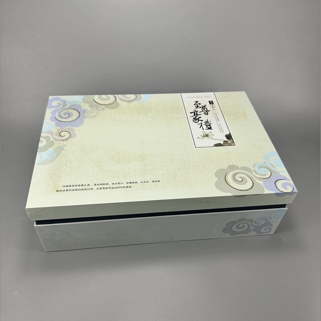 Ceramic art tea set gift box 01